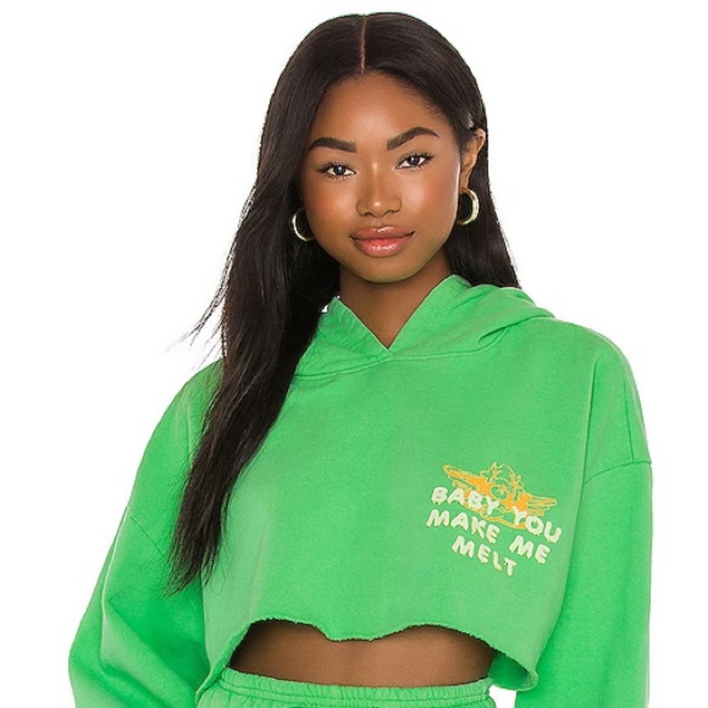 Boys Lie Toxic Love Cropped Hoodie
